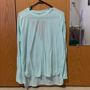 Under Armour Light Blue Cut Out Long Sleeve